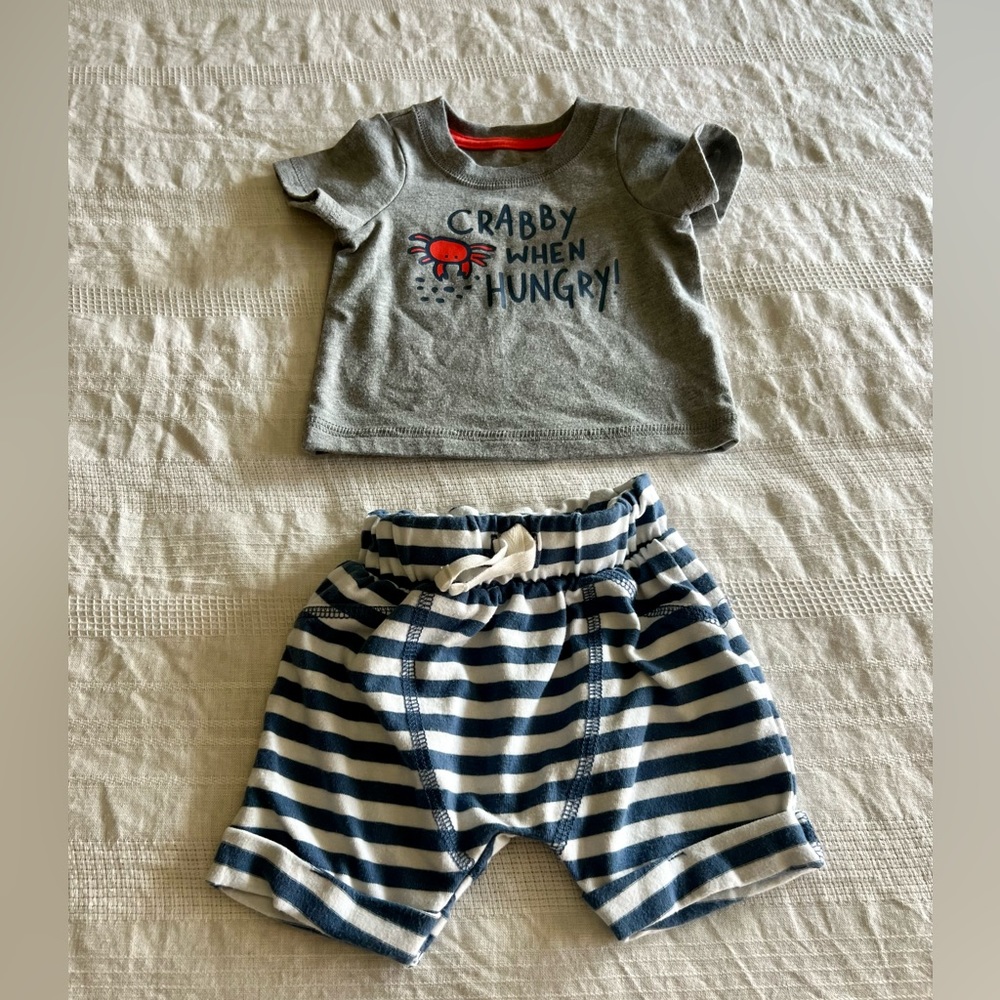 Cat and Jack Newborn Boy Outfit